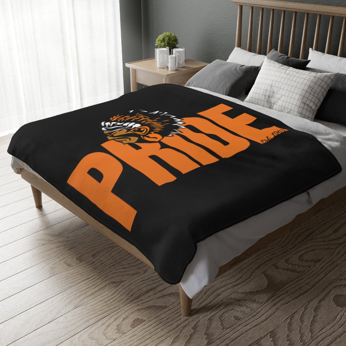 Velveteen Minky Blanket (Two-sided print)