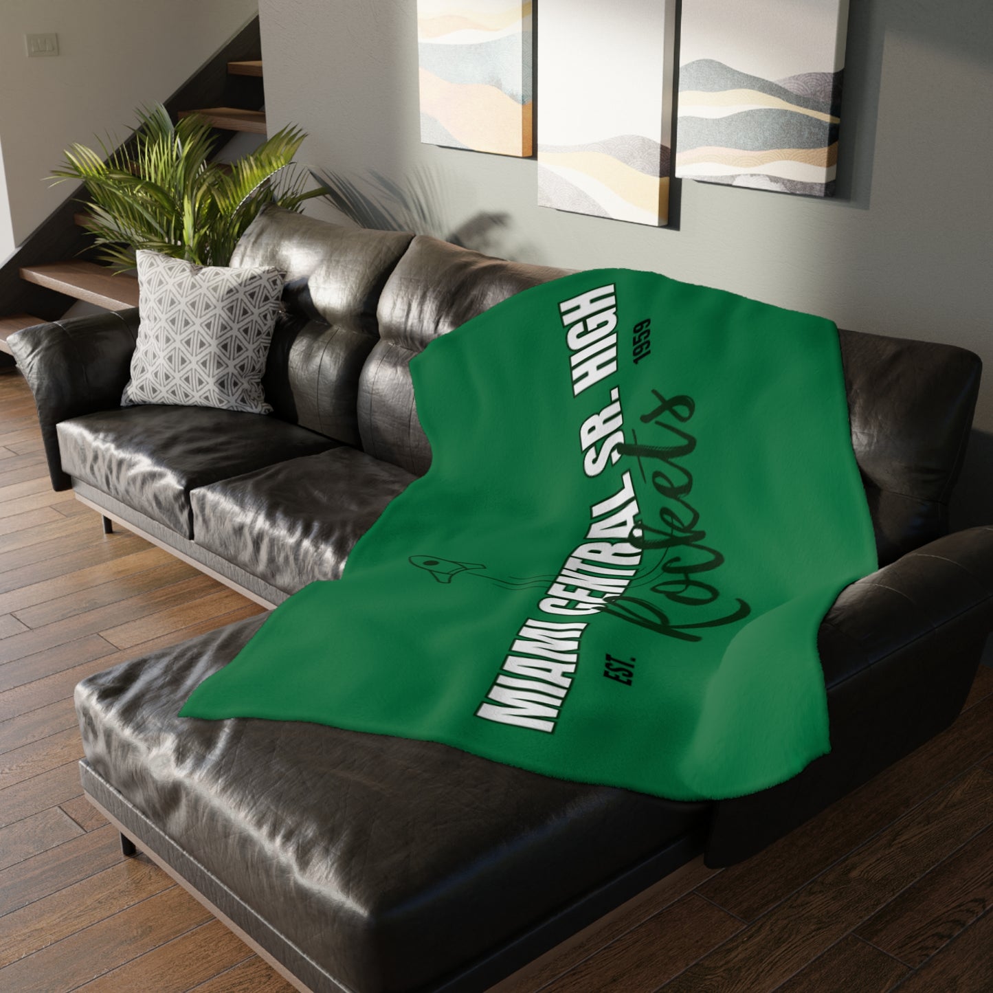 Velveteen Minky Blanket (Two-sided print)