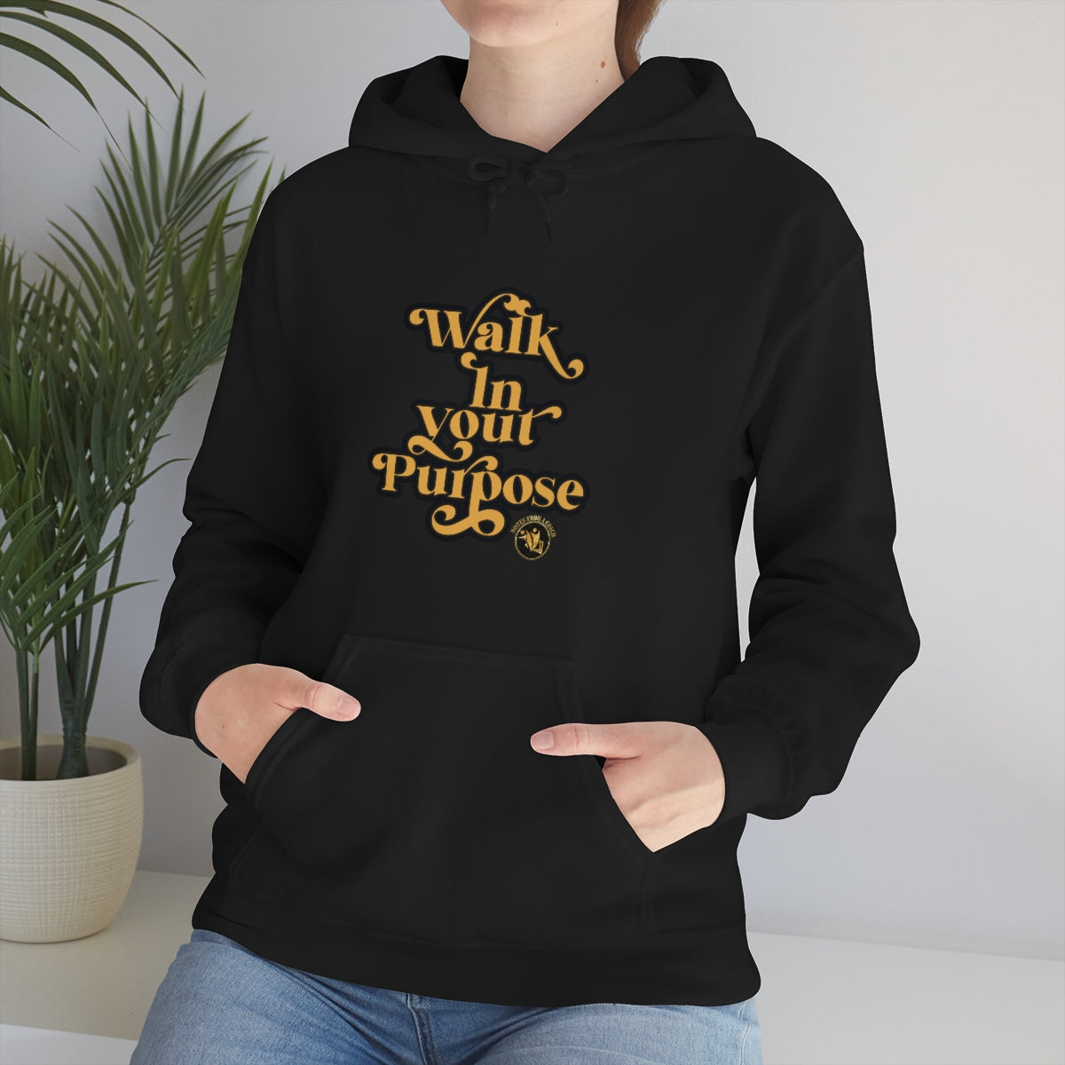 Walk In Your Purpose Unisex Heavy Blend™ Hooded Sweatshirt