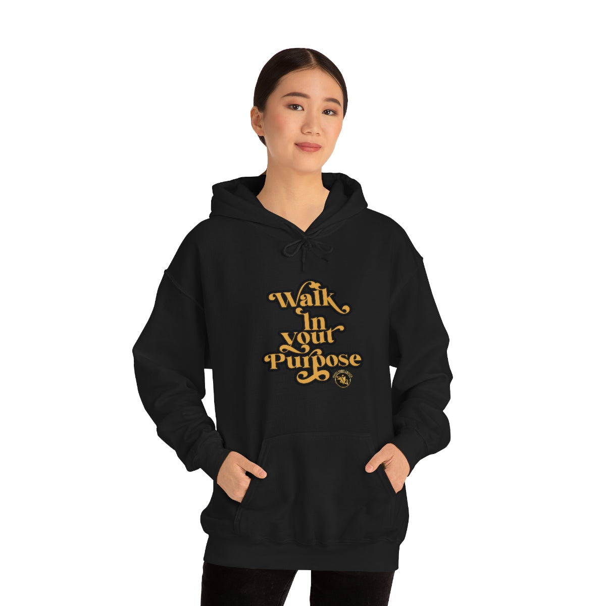 Walk In Your Purpose Unisex Heavy Blend™ Hooded Sweatshirt