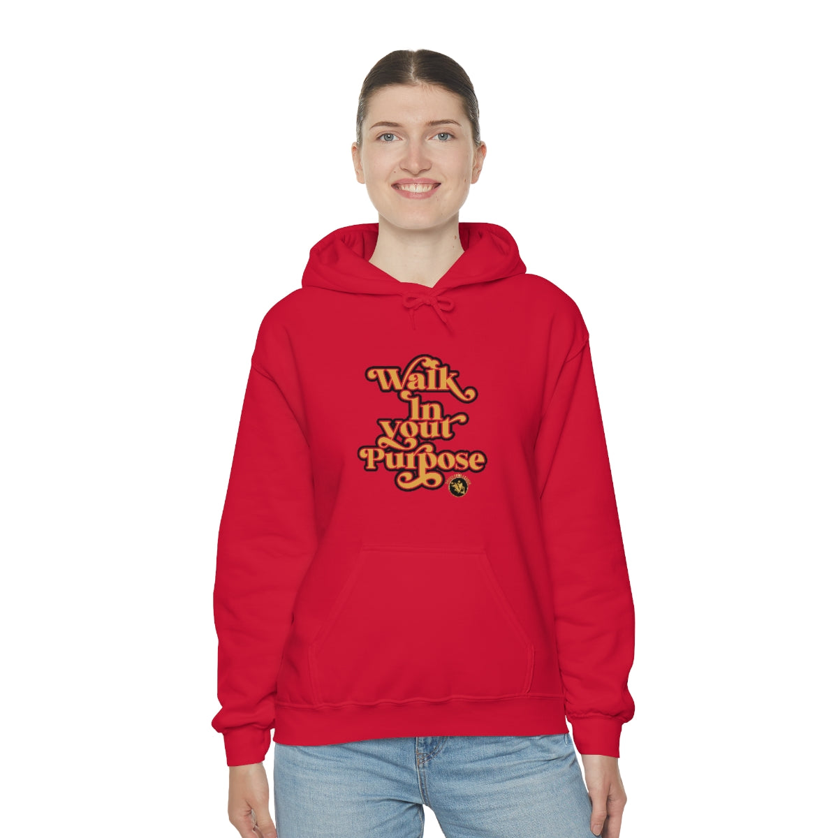 Walk In Your Purpose Unisex Heavy Blend™ Hooded Sweatshirt