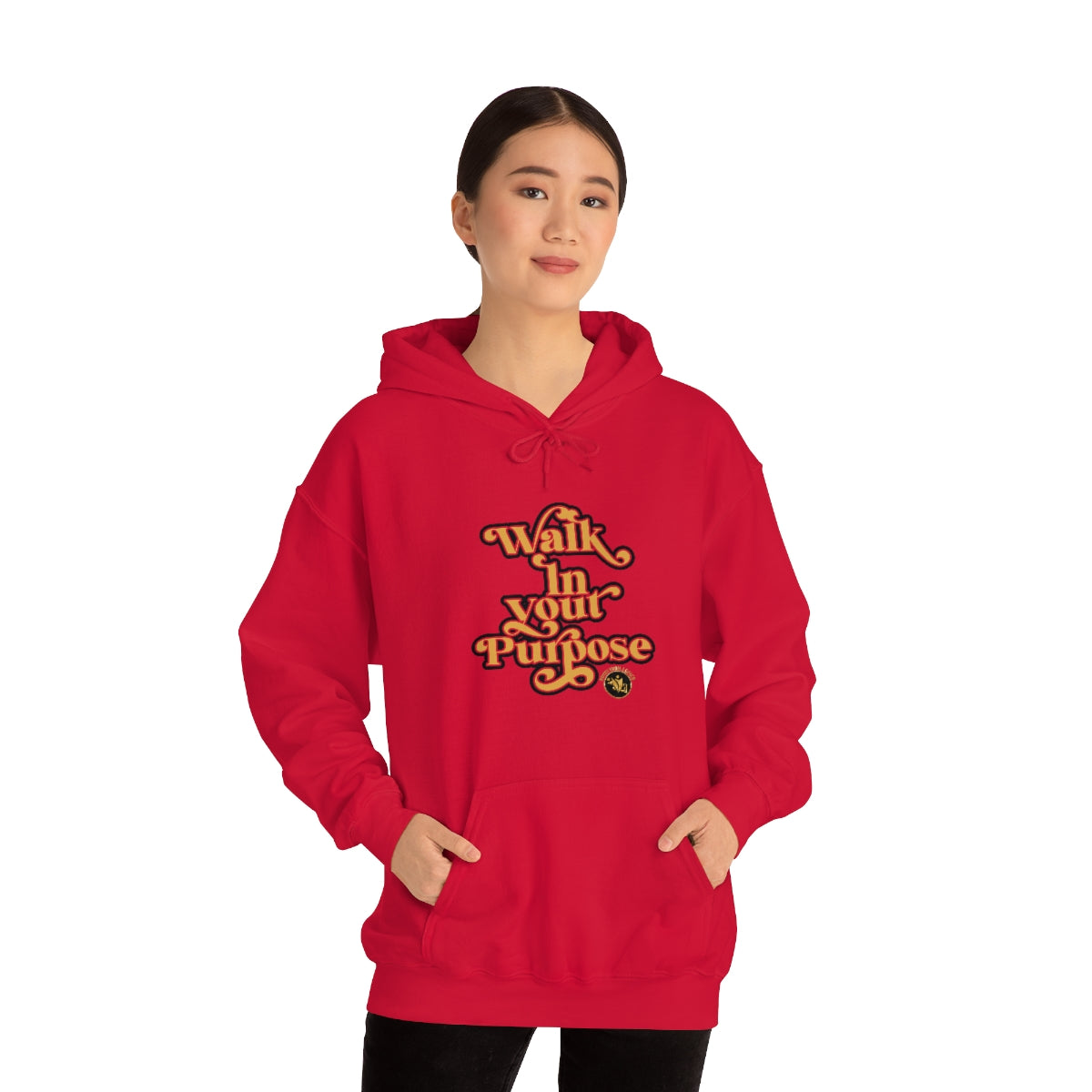 Walk In Your Purpose Unisex Heavy Blend™ Hooded Sweatshirt