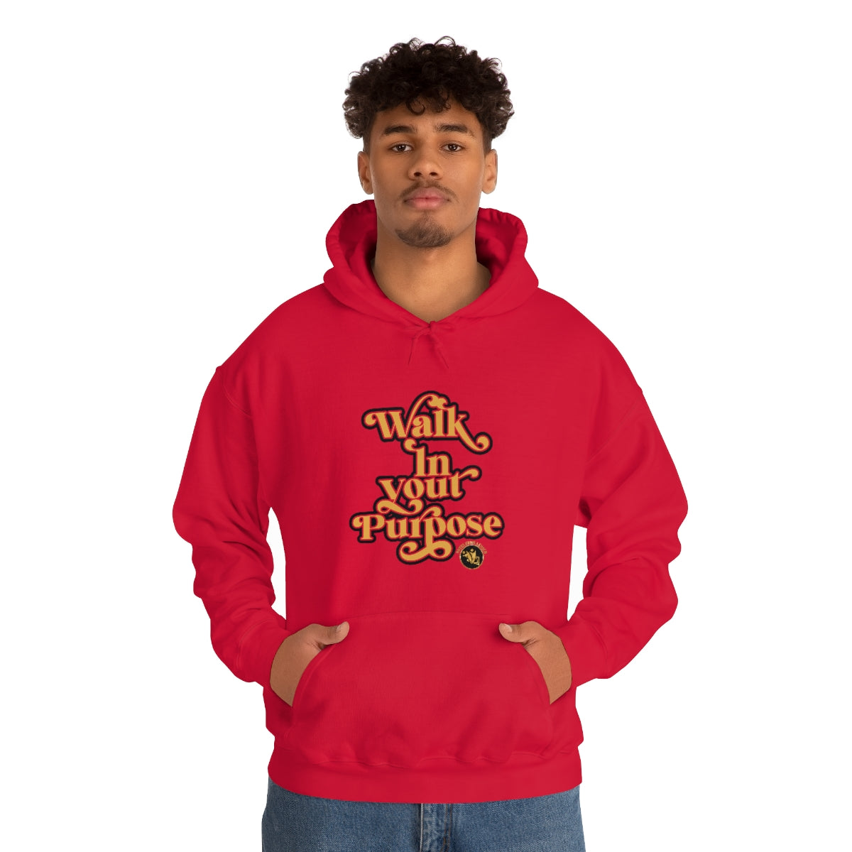 Walk In Your Purpose Unisex Heavy Blend™ Hooded Sweatshirt