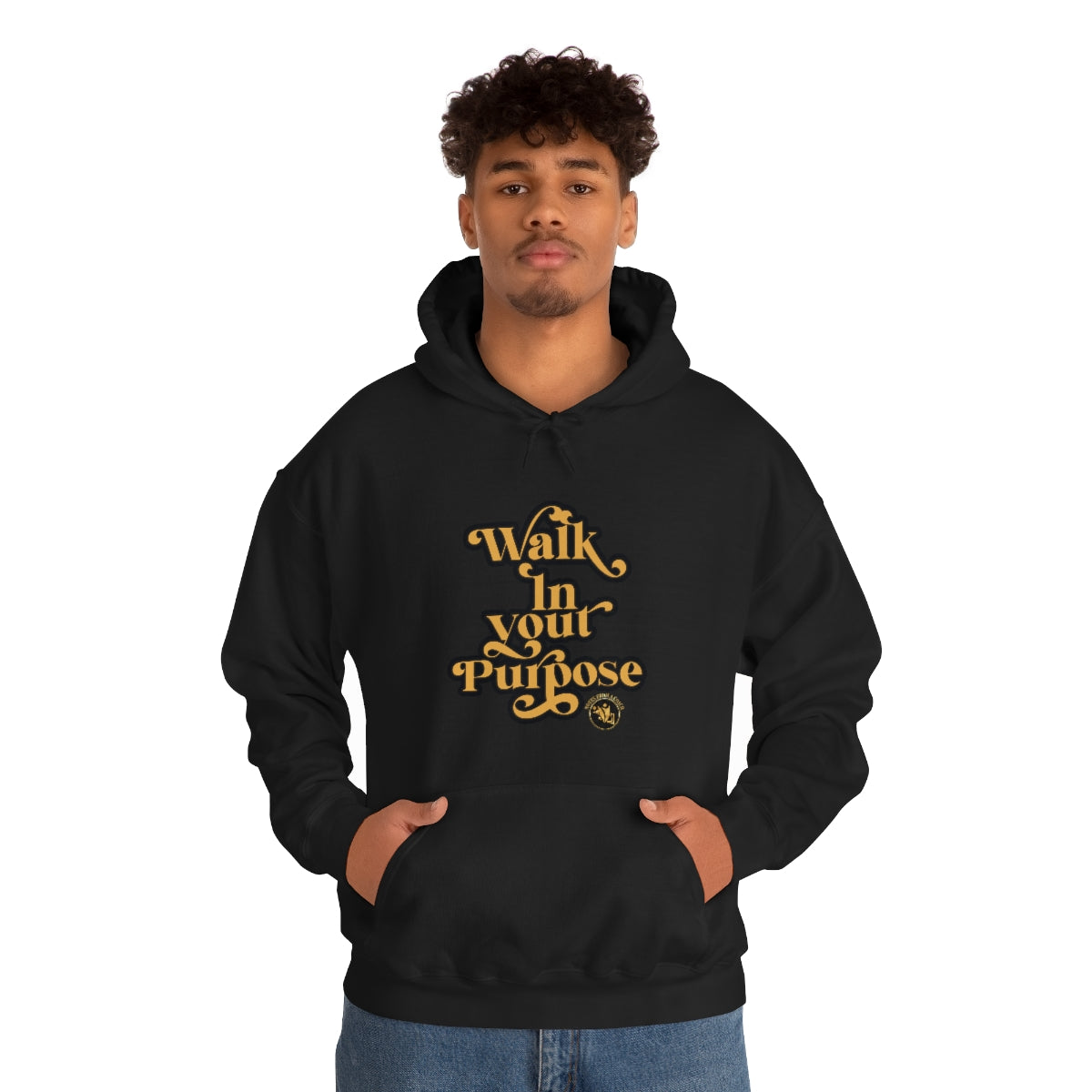 Walk In Your Purpose Unisex Heavy Blend™ Hooded Sweatshirt