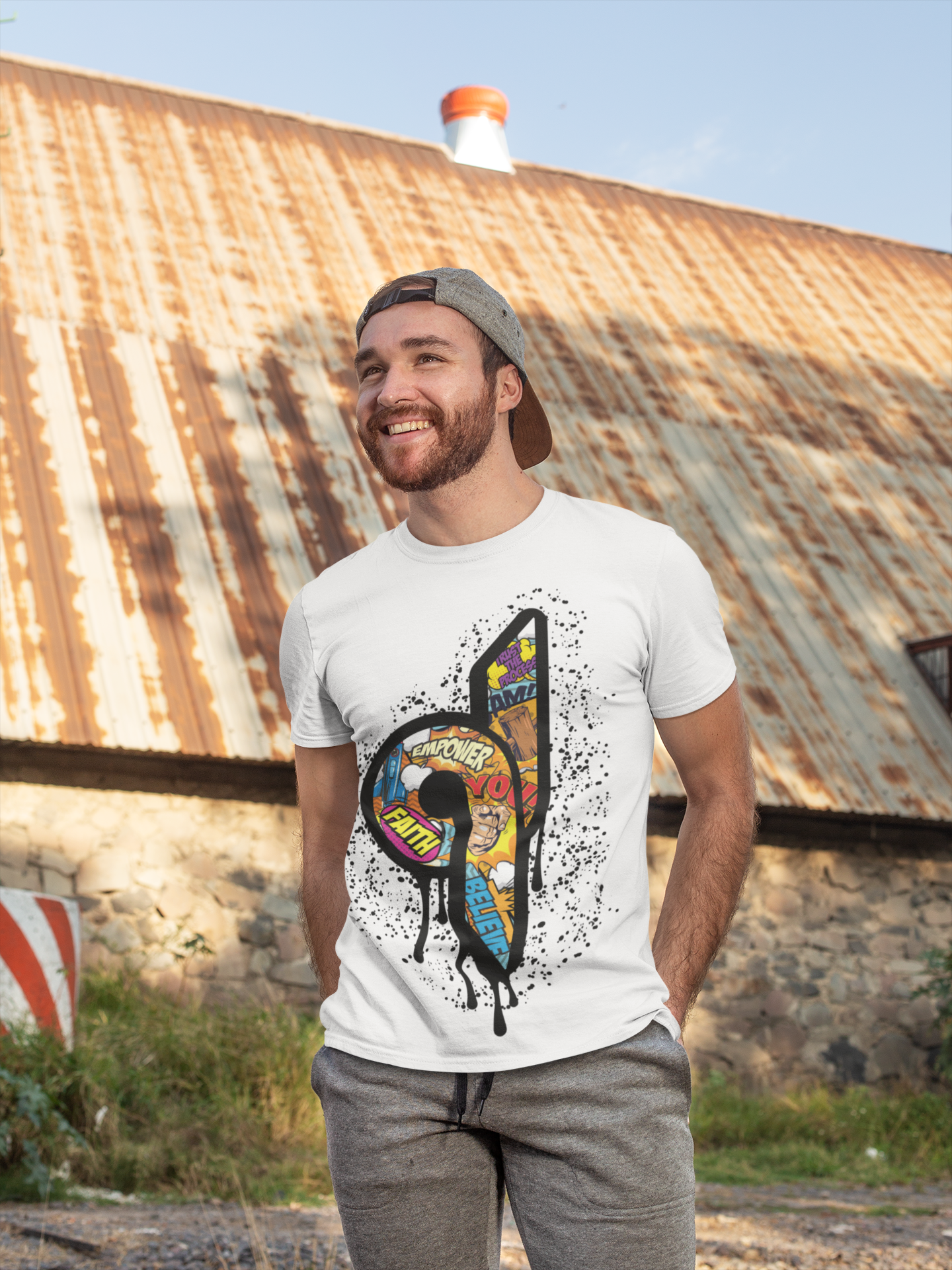 Short Sleeve COMIC design DNTQT symbol