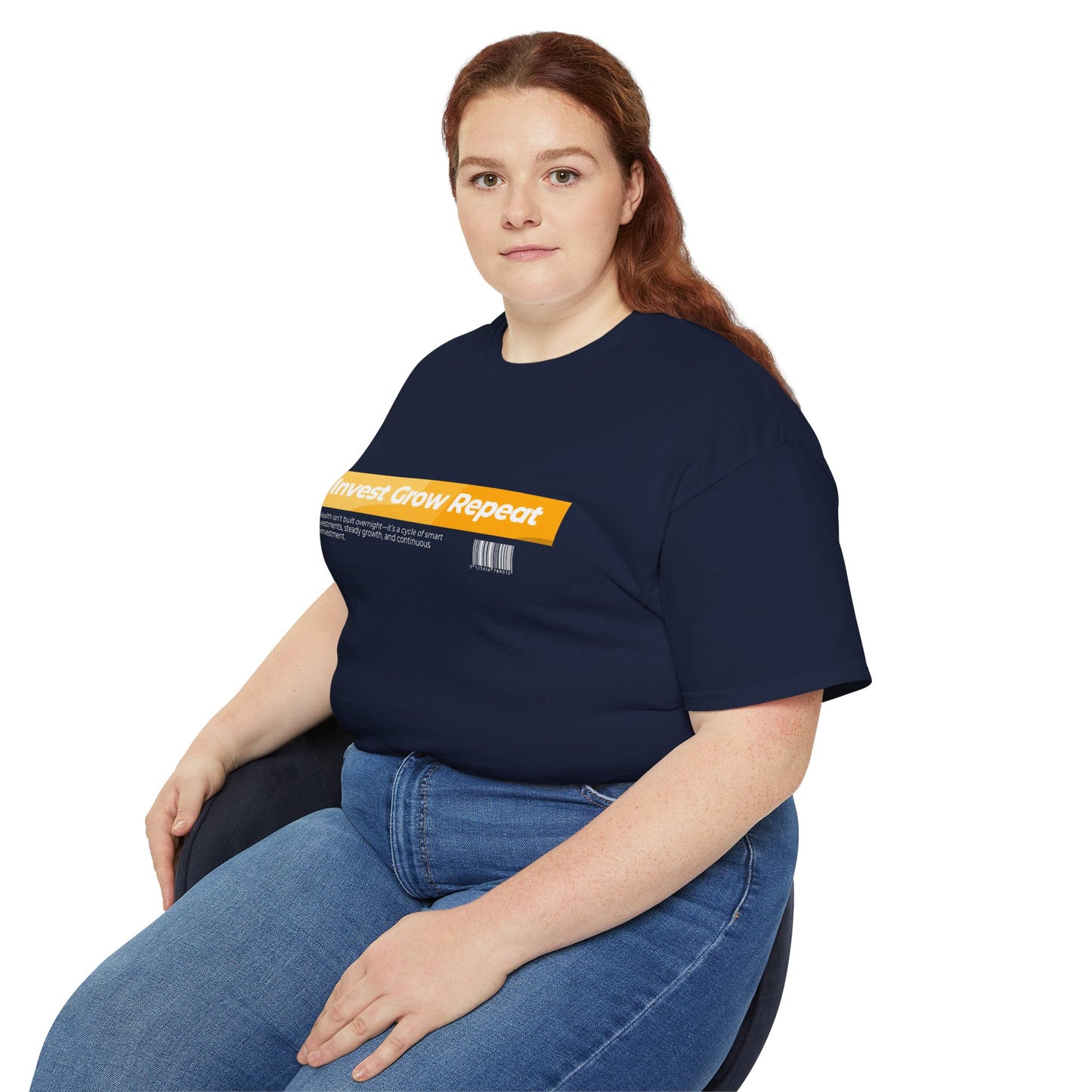 Invest Grow Repeat Unisex Ultra Cotton Tee - Motivational T-Shirt for Entrepreneurs